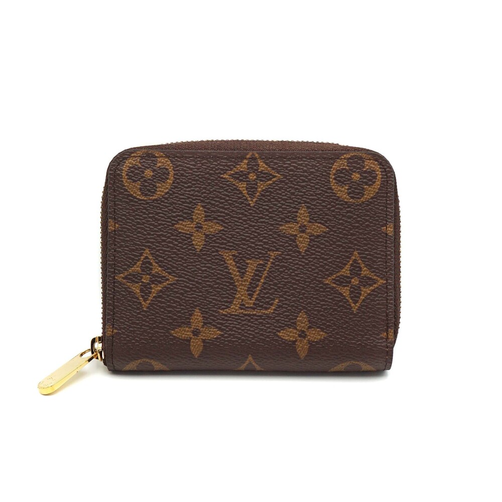 Louis Vuitton Zippy Wallet Coin Purse Monogram Canvas Brown